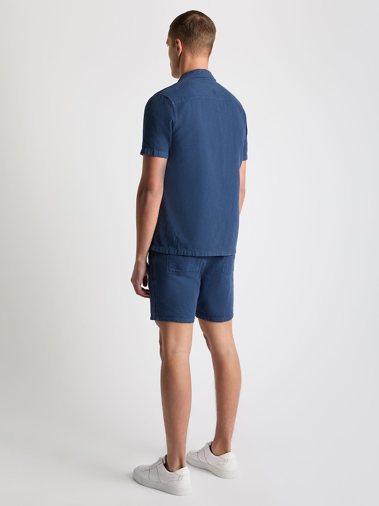 Remus Uomo Blue Tapered Fit Shirt - Image 2 of 6 Remus Uomo Blue Tapered Fit Shirt - Image 2 of 6