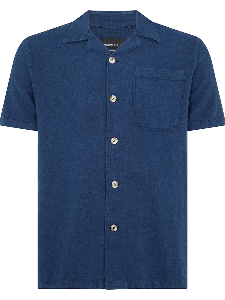 Remus Uomo Blue Tapered Fit Shirt - Image 6 of 6 Remus Uomo Blue Tapered Fit Shirt - Image 6 of 6