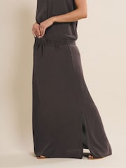 Long Tall Sally Brown Acid Wash Skirt - Image 2 of 5