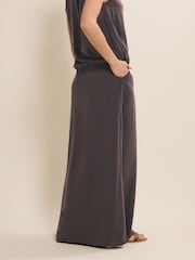 Long Tall Sally Brown Acid Wash Skirt - Image 3 of 5