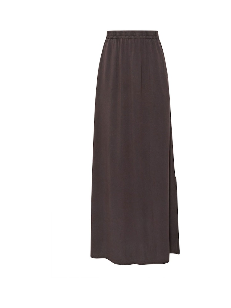Long Tall Sally Brown Acid Wash Skirt - Image 5 of 5