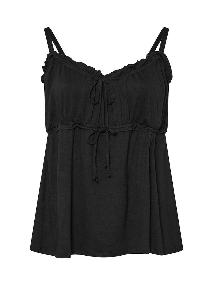 Yours Curve Black Boho Cami Vest Top - Image 6 of 6