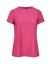 Yours Curve Pink Anglaise Broderie Swing Top - Image 5 of 5