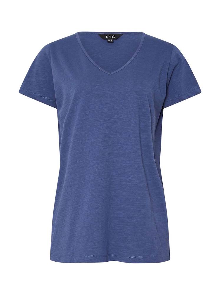 Long Tall Sally Pink 100% Cotton V-Neck T-Shirts 3 Pack - Image 8 of 8