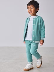 Baker by Ted Baker 3 Piece Varsity Jacket T-Shirt and Jogger Set - Image 1 of 16