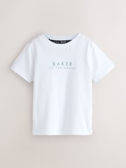 Baker by Ted Baker 3 Piece Varsity Jacket T-Shirt and Jogger Set - Image 10 of 16