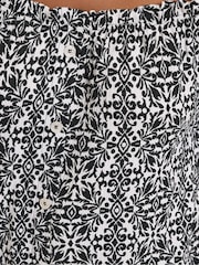 Yours Curve Black Frill Bardot Blouse - Image 4 of 5