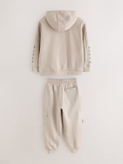Baker by Ted Baker Stone Funnel Neck Hoodie and Joggers Set - Image 16 of 21