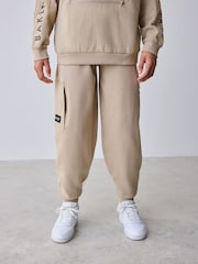 Baker by Ted Baker Stone Funnel Neck Hoodie and Joggers Set - Image 3 of 21