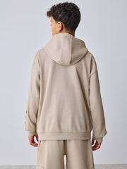Baker by Ted Baker Stone Funnel Neck Hoodie and Joggers Set - Image 6 of 21