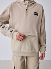 Baker by Ted Baker Stone Funnel Neck Hoodie and Joggers Set - Image 7 of 21