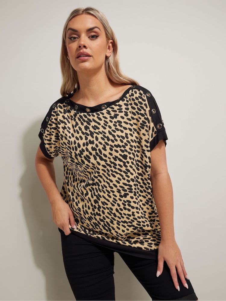 Yours Curve Eyelet Detail Top - Imagen 1 de 5