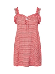 Yours Curve Pink Frilled Strap Swing Cami - Image 5 of 5