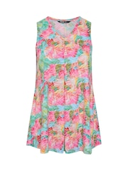 Yours Curve Light Pink Striped Vest - Image 4 of 4