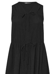 Yours Curve Black Sleeveless Peasant Top - Image 5 of 5