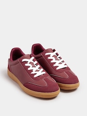 Long Tall Sally Red Retro Trainers - Image 3 of 5