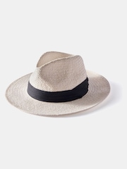 Mint Velvet Natural Fedora Hat - Image 1 of 3