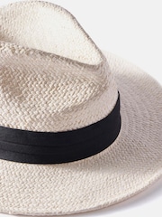 Mint Velvet Natural Fedora Hat - Image 2 of 3