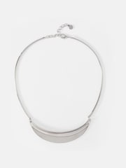 Mint Velvet Silver Tone Collar Necklace - Image 1 of 4