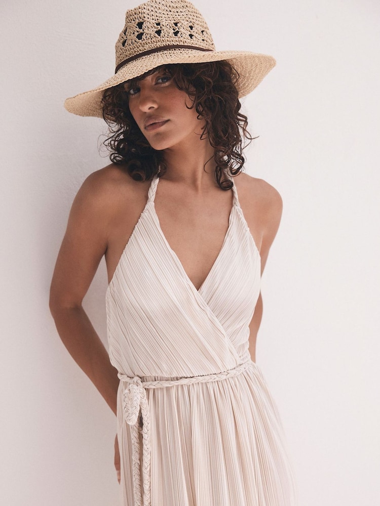 Mint Velvet Natural Straw Cowboy Hat - Image 5 of 5