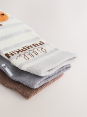 Schwarz/Grau - Cotton Rich Halloween Socks 3 Pack - Bild 3 von 3