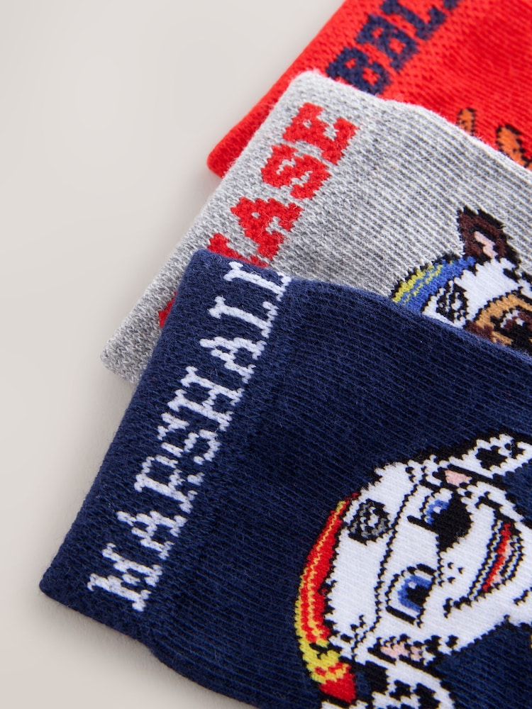 Paw Patrol Christmas License Character Cotton Rich Socks 3 Pack - Image 3 of 3