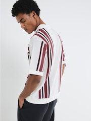 River Island White Textured Stripe Shirt - Image 2 of 3