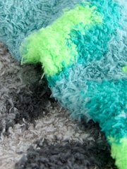 Green/Grey Camo Cosy Socks 2 Pack - Image 3 of 3