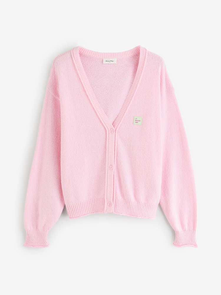 American Vintage Womens Pink Cardigan Dylbay - Image 5 of 5