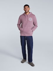 Animal Light Purple Mens River Hoodie - Image 3 of 4