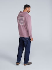 Animal Light Purple Mens River Hoodie - Image 4 of 4