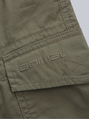 Animal Green Mens 100% Cotton Atlantis Cargo Shorts - Image 8 of 8