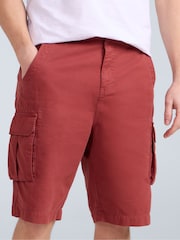 Animal Purple Mens Haze 100% Cotton Cargo Shorts - Image 1 of 9