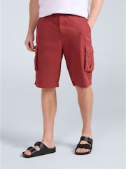 Animal Purple Mens Haze 100% Cotton Cargo Shorts - Image 2 of 9