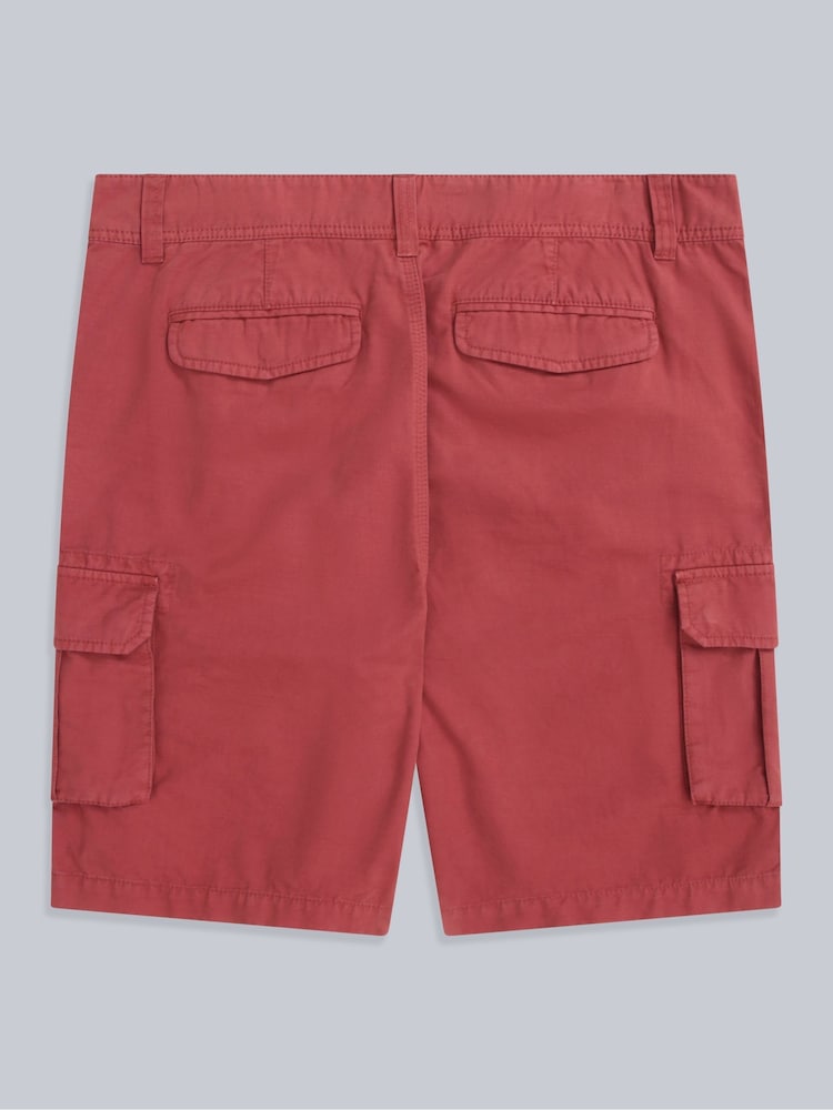 Buy Animal Purple Mens Haze 100% Cotton Cargo Shorts from Next Oman