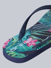 Animal Pink Womens Oceana Printed Flip Flop Sandals - Image 5 of 5