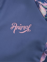 Morado - Animal Kids Gala Quick Drying Surfsuit - Imagen 4 de 5