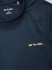 Animal Blue Mens Kai Quick Drying Rash Vest - Image 3 of 4