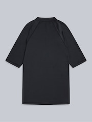 Animal Charcoal Black Mens Kai Quick Drying Rash Vest - Image 2 of 4