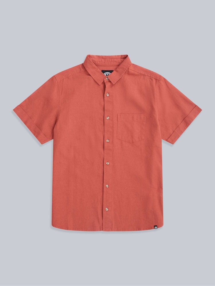 Alaranjado - Camisa masculina Animal Bayside - Imagem 1 de 4
