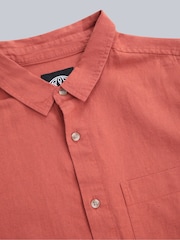Alaranjado - Camisa masculina Animal Bayside - Imagem 3 de 4