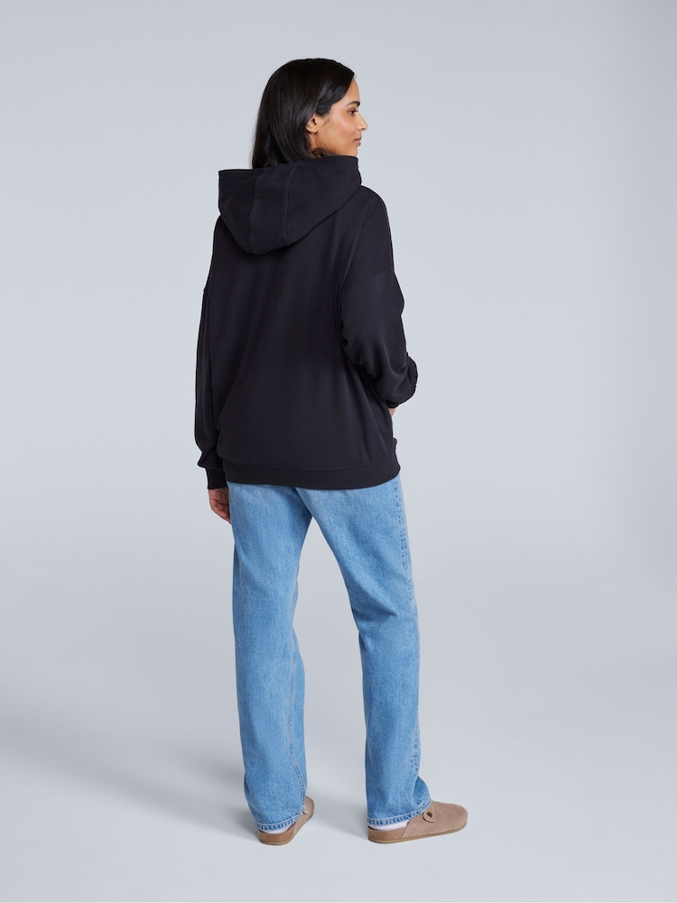 Animal Black Womens Idol Drop Shoulder Hoodie - Image 4 of 4