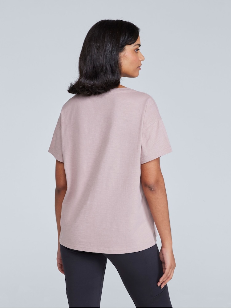 Animal Light Pink Womens Phoenix 100% Cotton T-Shirt - Image 2 of 9 Animal Light Pink Womens Phoenix 100% Cotton T-Shirt - Image 2 of 9