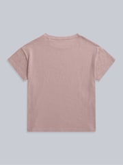 Animal Light Pink Womens Phoenix 100% Cotton T-Shirt - Image 6 of 9