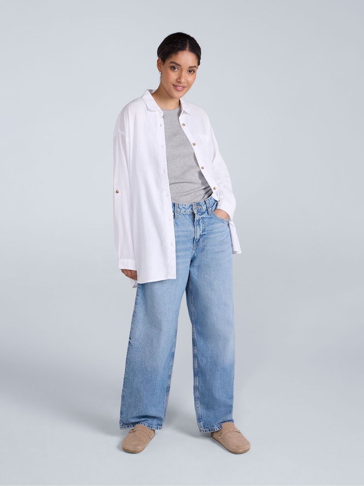 Animal White Womens Seya Beach Shirt - Image 2 of 7 Animal White Womens Seya Beach Shirt - Image 2 of 7