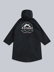 Animal Black Womens Hazey Waterproof Beach Parka - Image 2 of 5