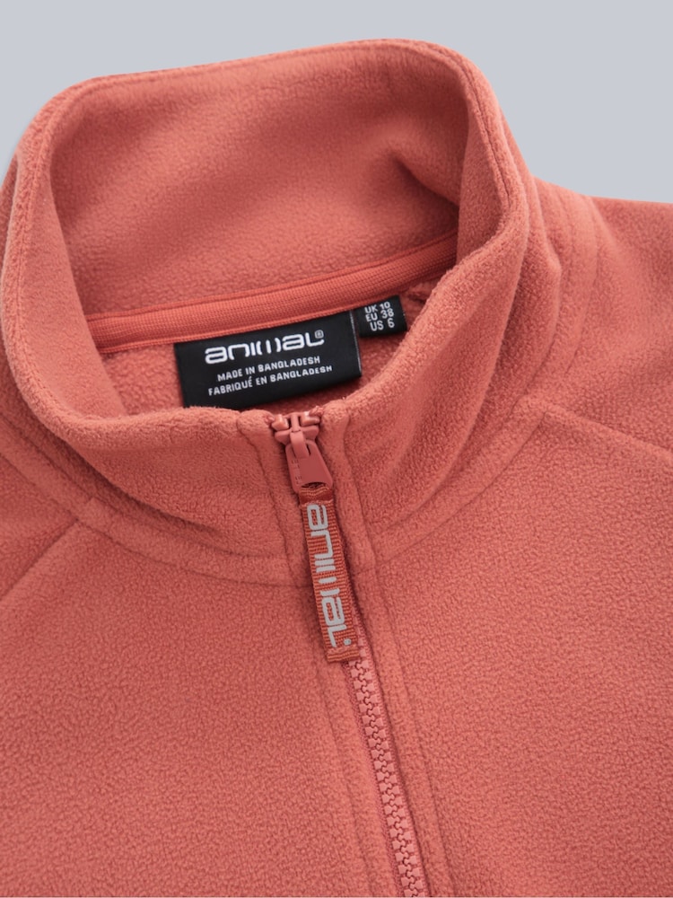 Animal Pink Womens Stockholm Full Zip Fleece - Image 3 of 5