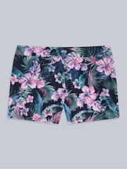 Animal Blue Womens Lenora Printed Quick Drying Board Shorts - Image 2 of 4