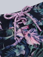 Animal Blue Womens Lenora Printed Quick Drying Board Shorts - Image 3 of 4
