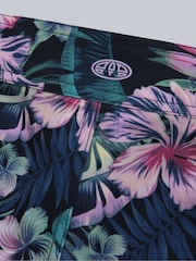 Animal Blue Womens Lenora Printed Quick Drying Board Shorts - Image 4 of 4